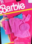 barbie pink coat card